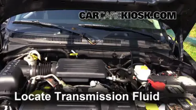 2003 Dodge Dakota SLT 4.7L V8 Crew Cab Pickup (4 Door) Transmission Fluid Check Fluid Level